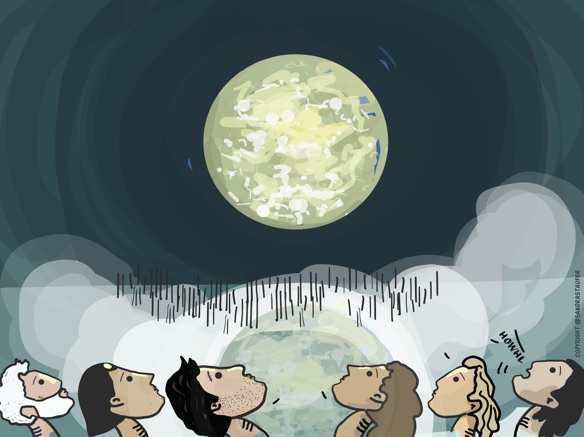 'MUSEUM OF THE MOON' AT QUEENS PARK AS PART OF THE @BREIGHTFEST, ILLUSTRATION BY @SANDRASTAUFER 'MUSEUM OF THE MOON' AT QUEENS PARK AS PART OF THE @BREIGHTFEST, ILLUSTRATION BY @SANDRASTAUFER